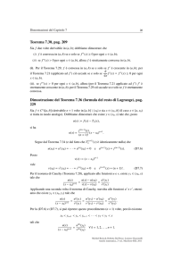 Dimostrazione del Teorema 7.36 (formula del resto di Lagrange