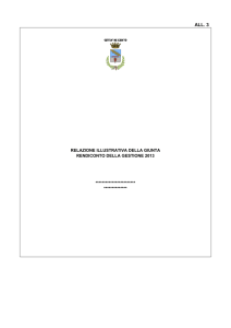 Allegato n. 3 - Relazione illustrativa della G.C