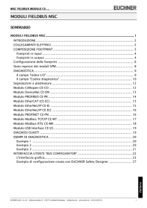 moduli fieldbus msc sommario