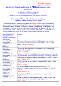 Guida allo Studio del Corso di FISICA (prima parte 6CFU)