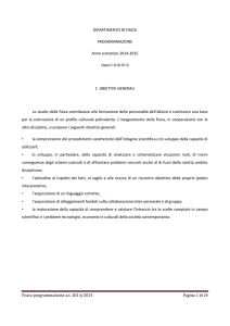 Fisica programmazione as 2014/2015 Pagina 1 di