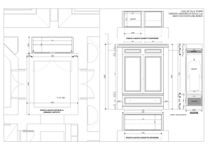 CASA IN VIA E. PARISI DISEGNO ARMADIO IN SCALA 1:20 ARCH