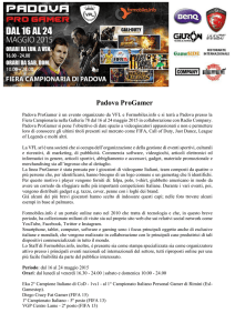 Padova ProGamer - Fiera Campionaria