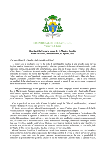 Page 1 EDOARDO ALDO CERRATO, C. O. Vescovo di Ivrea Omelia