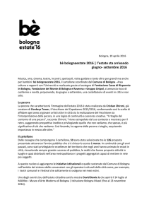 bè bolognaestate 2016 - Bologna Agenda Cultura