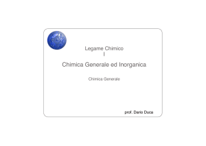 Chimica Generale ed Inorganica