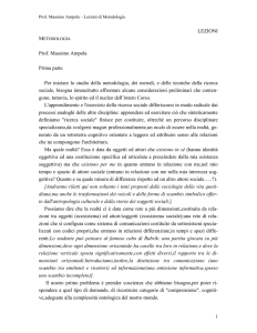 LEZIONI Prof. Massimo Ampola Prima parte Per iniziare lo studio