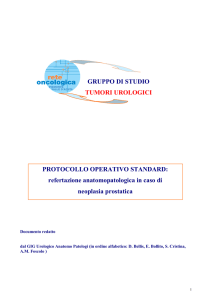 refertazione anatomopatologica in caso di neoplasia prostatica