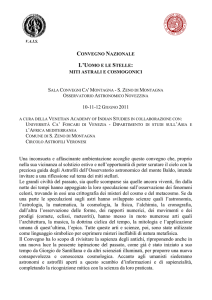 i miti delle stelle - Circolo Astrofili Veronesi