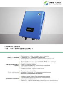 SolarRiver-S Series 1100 / 1600 / 2100 / 2600