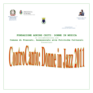 fondazione adkins chiti: donne in musica