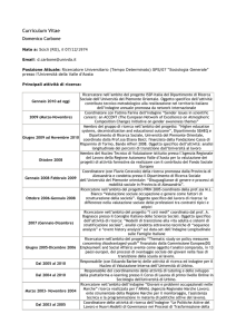 Visualizza CV - Università della Valle d`Aosta