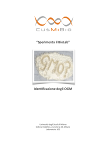 Identificazione degli OGM