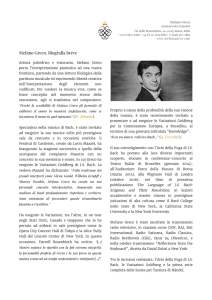 Scarica la biografia breve - Stefano Greco. Classical Concert Pianist