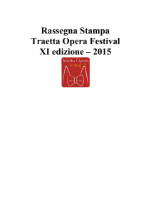 rassegna stampa sitiweb - Traetta Opera Festival