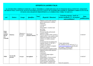 clicca qui per visualizzare le offerte di lavoro di