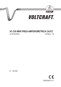 vc-330 mini pinza amperometrica ca/cc