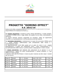 Progetto DOMINO EFFECT - Istituto Comprensivo Galvani