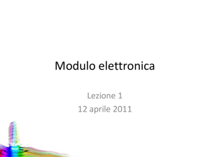 Lezione 1e - elettronica