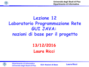 Breve introduzione all`uso di SWING in JAVA File - e