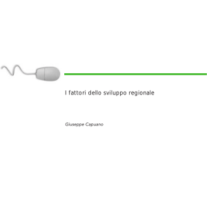 I fattori dello sviluppo regionale - Università degli Studi Mediterranea