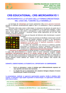 crs educational: crs microarrays 1