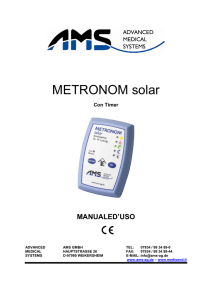 METRONOM solar - Ams