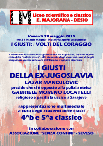 I Giusti della ex Jugoslavia