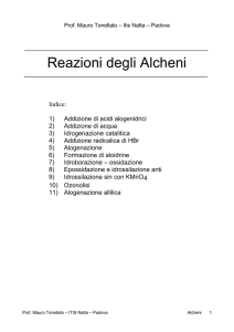 Reazioni degli Alcheni - Digilander