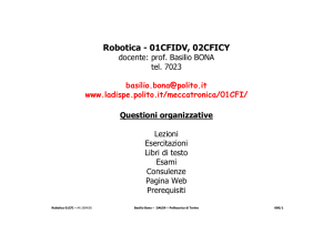 Robotica - 01CFIDV, 02CFICY - LaDiSpe