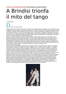 A Brindisi trionfa il mito del tango