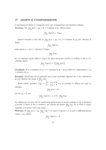 17 LIMITI E COMPOSIZIONE