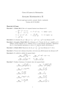 Analisi Matematica II - Server users.dimi.uniud.it