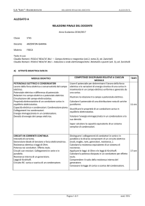 ALLEGATO A RELAZIONE FINALE DEL DOCENTE