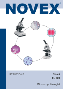 ® SH-45 FL-100 ISTRUZIONE Microscopi biologici