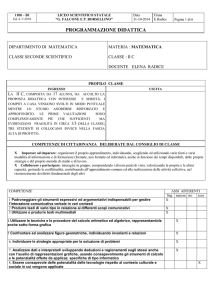 programmazione didattica - Liceo Falcone Borsellino