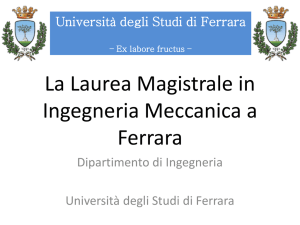 Incontro di orientamento per Laurea Magistrale