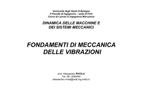 FONDAMENTI DI MECCANICA DELLE VIBRAZIONI