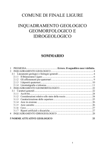 A.2 - Relazione geologica generale