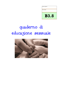 QUADERNO di educazione sessuale TEORIA