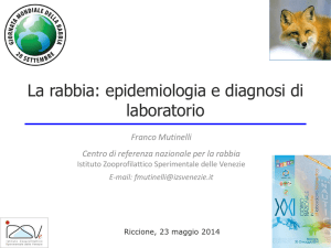 Controllo della rabbia nel nord-est Italia tramite vaccinazione orale