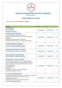 CORSO DI FORMAZIONE PER COLF E BADANTI