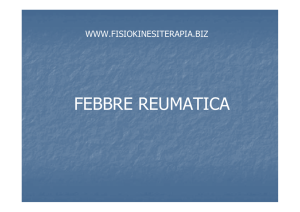 febbre reumatica - Fisiokinesiterapia