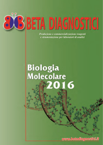 Catalogo Biologia Molecolare 2016-2017