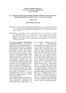 1 Diritto comunitario del lavoro a cura di F. Carinci e A. Pizzoferrato