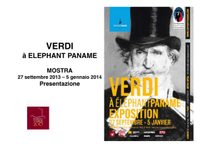 PRESENTAZIONE Verdi à Eléphant Paname