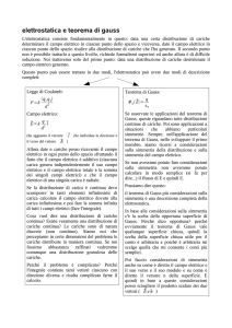 elettrostatica e teorema di gauss - Liceo Scientifico "LB Alberti
