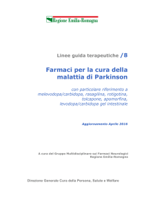 "Farmaci per la cura della malattia di Parkinson" (aggiornamento