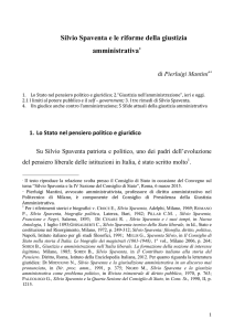 Silvio Spaventa e le riforme della giustizia amministrativa•
