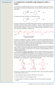 La sostituzione nucleofila negli alogenuri arilici e vinilici